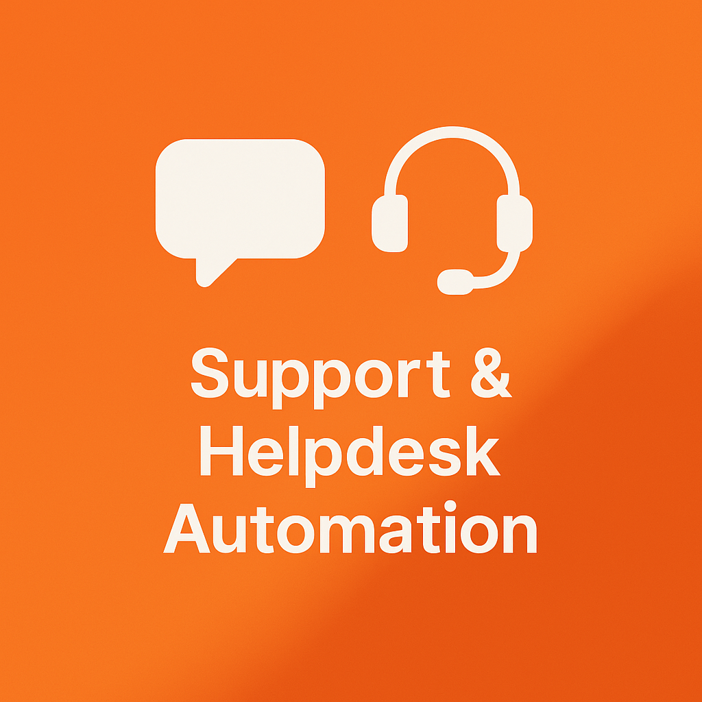 Support & Helpdesk Automation
